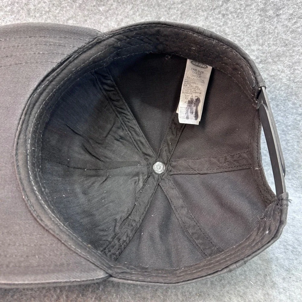 Epic Vibes Kids Gray Old Navy Baseball Hat Adjustable Snapback OSFA